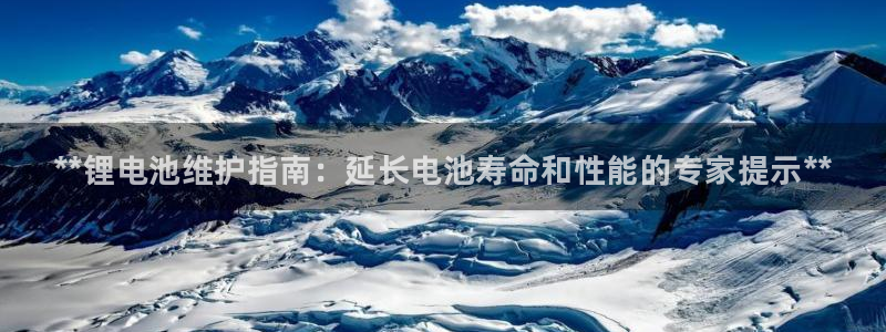 尊龙客服：**锂电池维护指南：延长电池寿命和性能的专家提示**